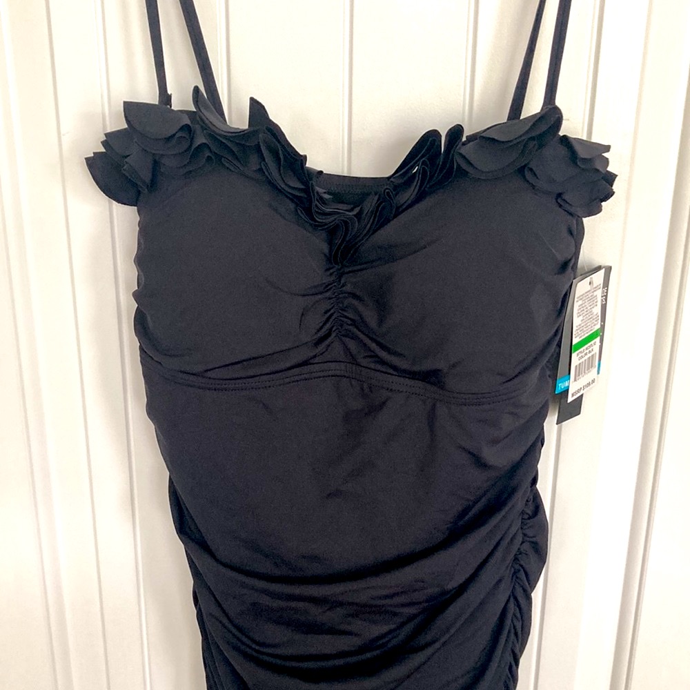 Kenneth Cole Black Swimdress Brand New With Tags Msrp 109